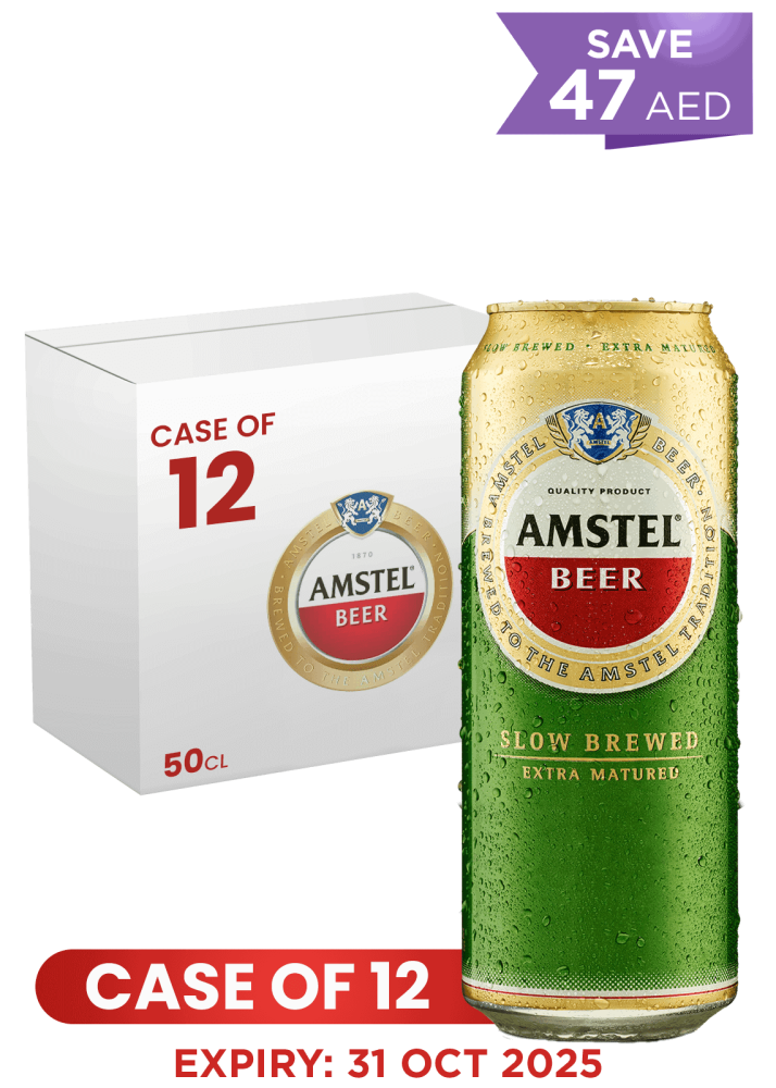 Amstel Regular Can 50 CL X 12 Case