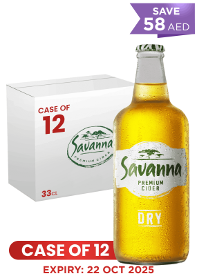 Savanna Dry Cider Btl 33 Cl X 12 Case